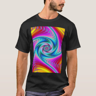Swirling Neon (dark) T-Shirt
