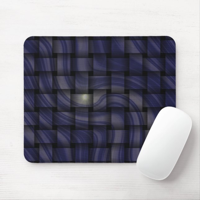Swirling Night Sky Mouse Mat (With Mouse)