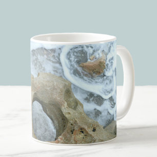 Swirling Ocean Blowing Rocks Jupiter Florida Coffee Mug