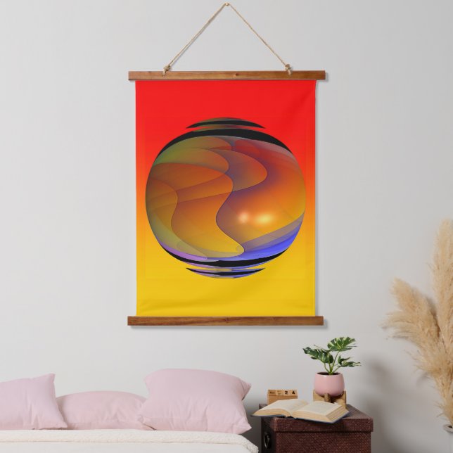 Swirling Orb Wall Tapestry (Bedroom)
