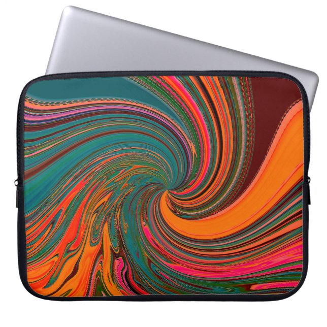 Swirling Party...... Laptop Sleeve (Front)