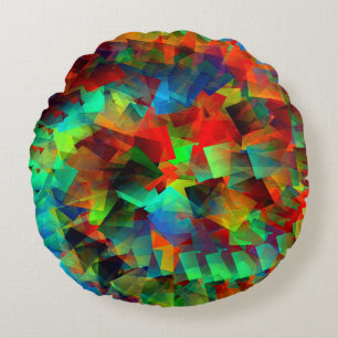 Swirling Party..... Round Cushion