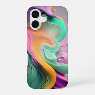 Swirling Pastel Paint _ iphone case