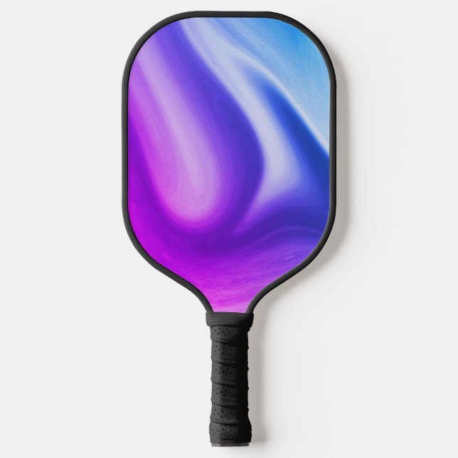 Swirling Purples Pickleball Paddle (Front)