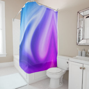 Swirling Purples Shower Curtain