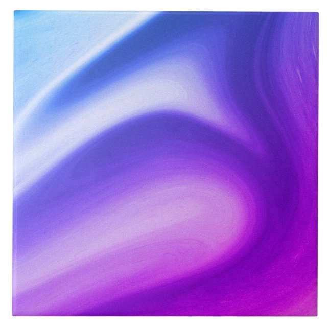 Swirling Purples Tile (Front)