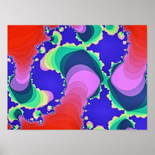 SWIRLING RIVER WATER POSTER