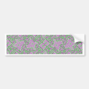 Swirling Rosettes Bumper Sticker