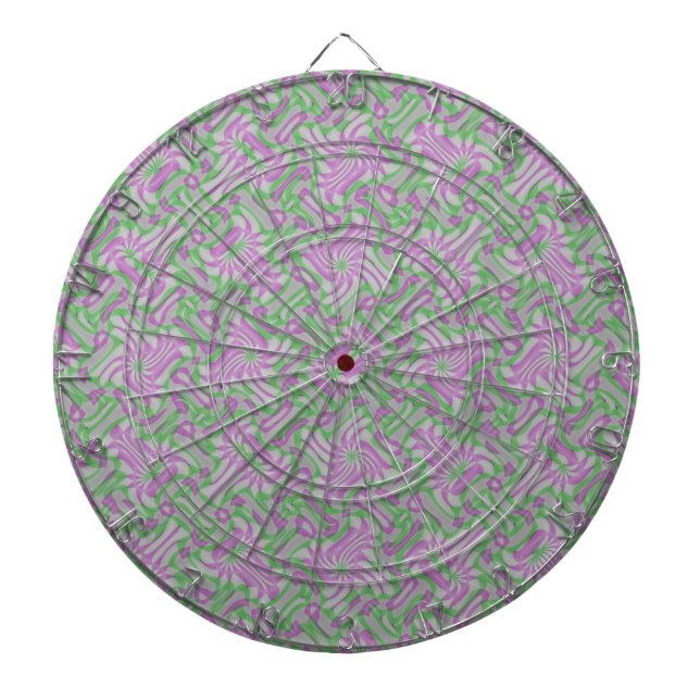 Swirling Rosettes Dartboard (Front)