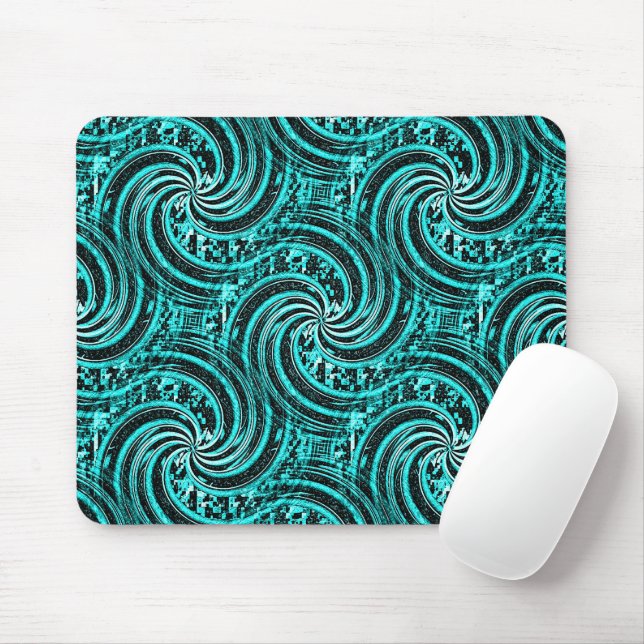 Swirling Sea Creatures..... Mouse Mat (With Mouse)