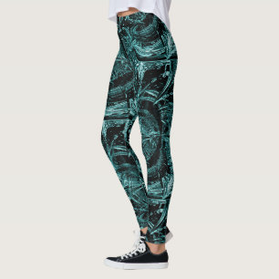 Swirling Sea...... Leggings