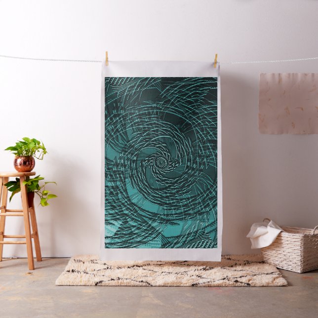 Swirling Sea Letters..... Fabric (In Situ)