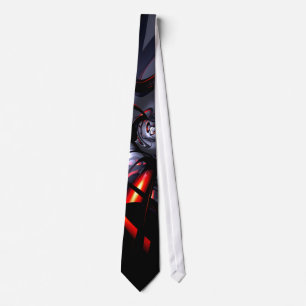 Swirling Venom Abstract Tie