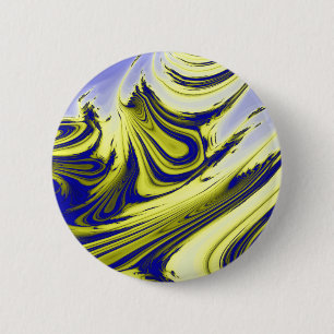 SWIRLING WATER 6 CM ROUND BADGE