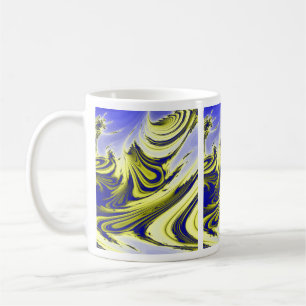 SWIRLING WATER COFFEE MUG