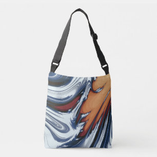 SWIRLING WATER CROSSBODY BAG