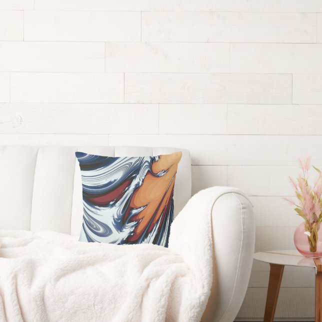 SWIRLING WATER CUSHION (Couch)