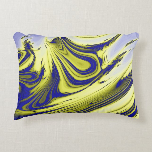 SWIRLING WATER DECORATIVE CUSHION (Front)