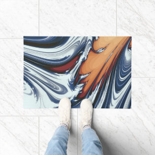 SWIRLING WATER DOORMAT