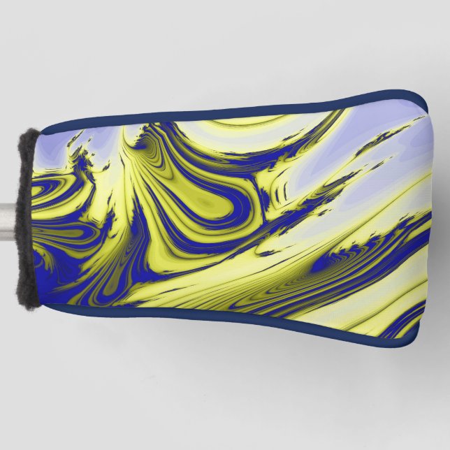 SWIRLING WATER GOLF HEAD COVER (Front)
