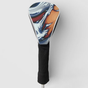 SWIRLING WATER GOLF HEAD COVER