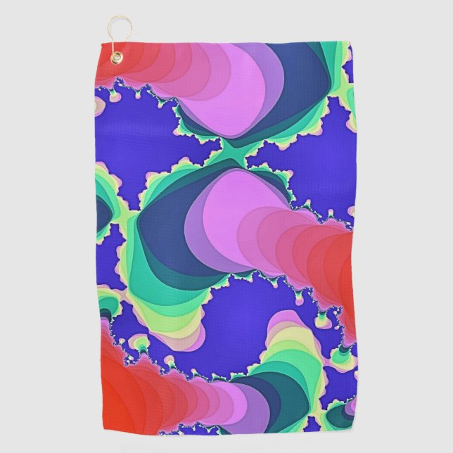 SWIRLING WATER GOLF TOWEL (Front)