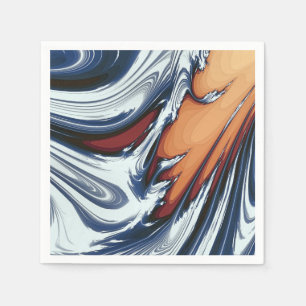 SWIRLING WATER NAPKIN