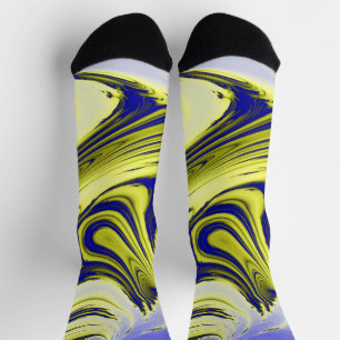 SWIRLING WATER   SOCKS
