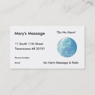 Swirling Yinyang Symbol (Earth) Appointment Card