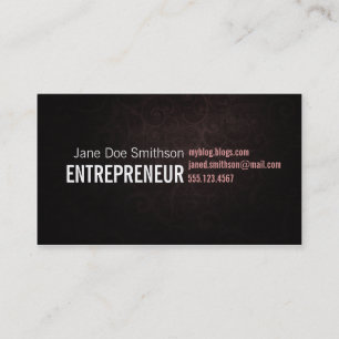 Swirls Abstract Business Card