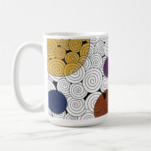 Swirls and Circles Mug