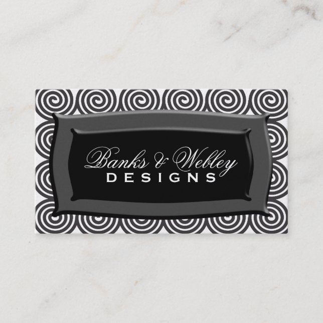 Swirls Business Card (Front)