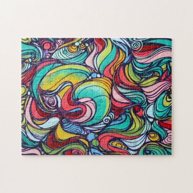 swirls difficult jigsaw puzzle (Horizontal)