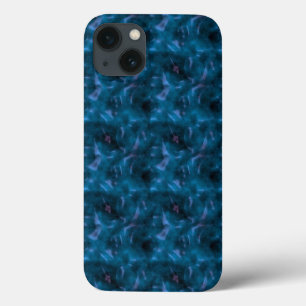 Swirls in shades of Blue iPhone 13 Case