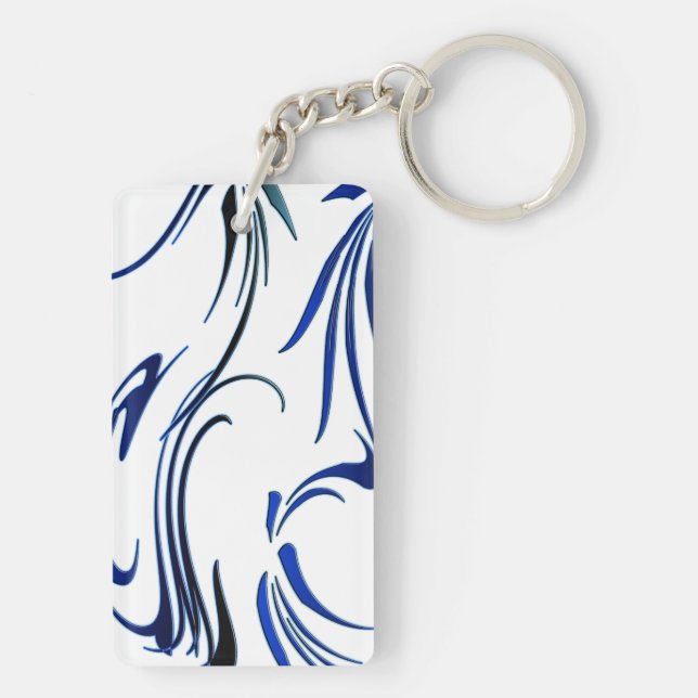 Swirls Key Ring (Back)