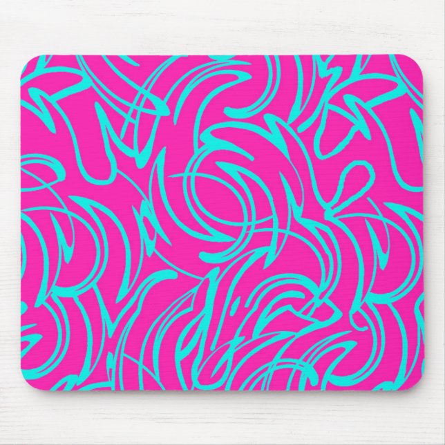 Swirls Mouse Mat (Front)