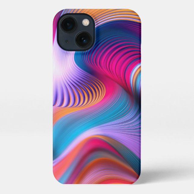 "Swirls of Colour" Phone Case (Back)