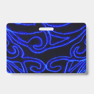 Swirls of Light ID Badge