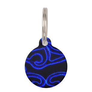Swirls of Light  Pet Tag