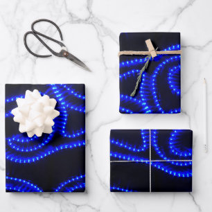 Swirls of Light Wrapping Paper Sheet