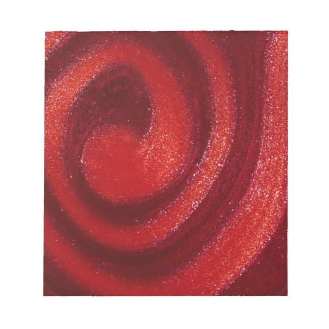 Swirls of nail polish notepad (Front)