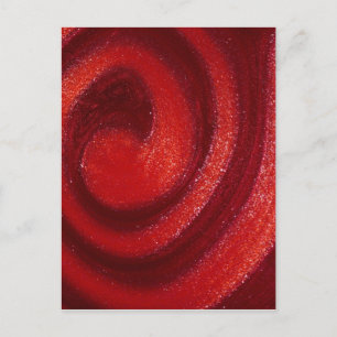 Swirls of nail polish postcard