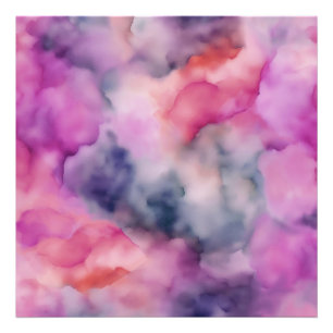 Swirls of Purple Marble Photo Print