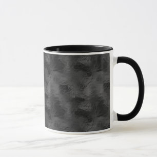 Swirls on Frosted Glass: Basic Black Mug