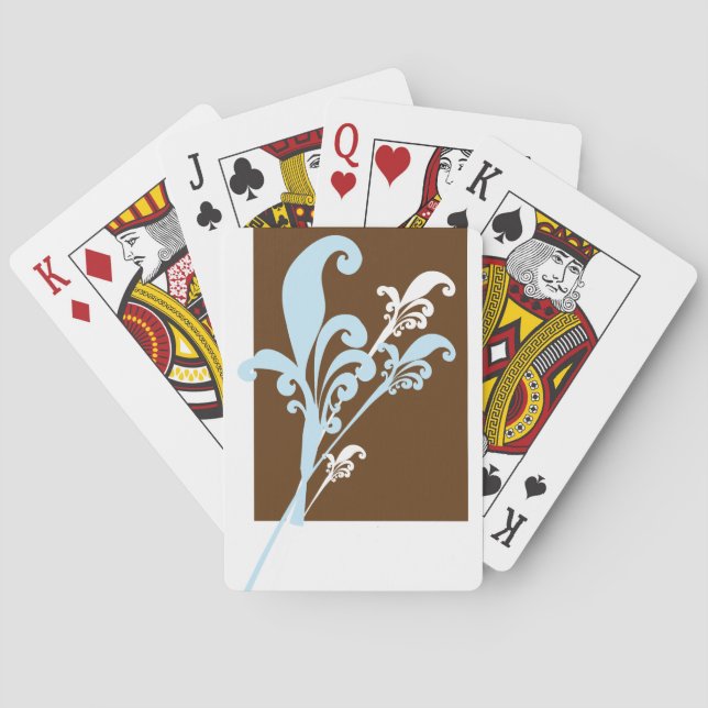 Swirls Playing Cards (Back)