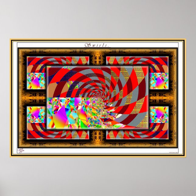 Swirls. Poster (Front)