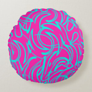 Swirls Round Cushion
