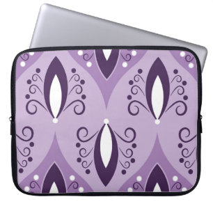 Swirls Vintage Geometric Seamless Art Laptop Sleeve