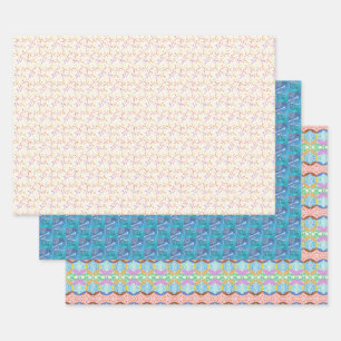 swirls wrapping paper sheet