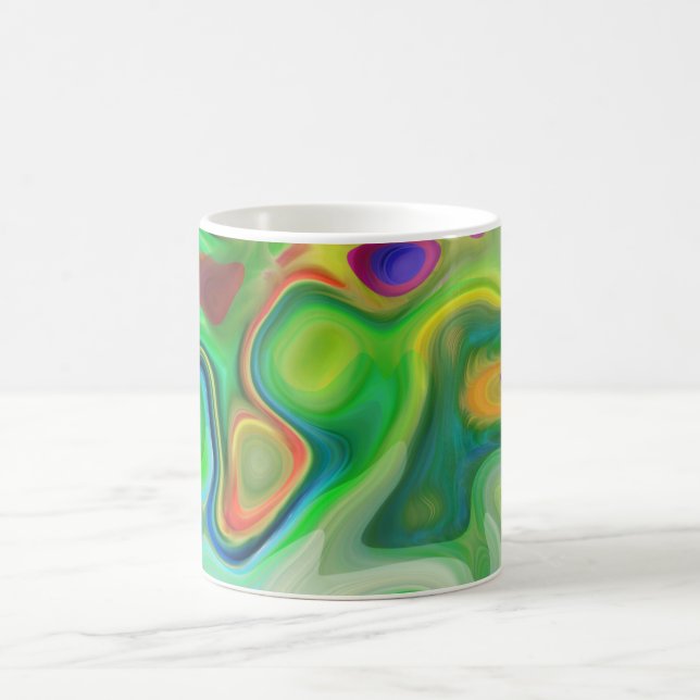 Swirly abstract 4.144 coffee mug (Center)